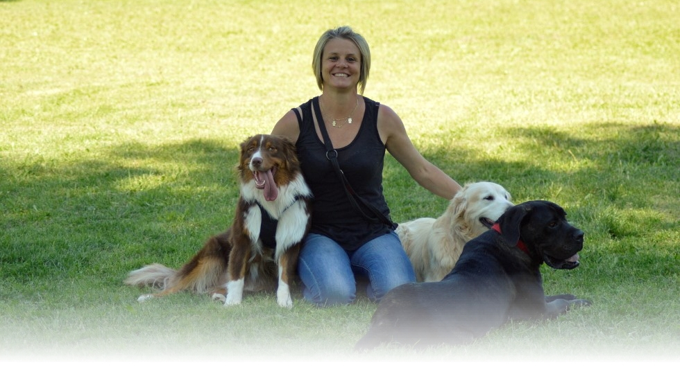 Nathalie Andri et ses chiens